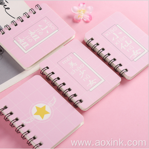 Hot Selling A7 Hardcover Mini Student Spiral Notebook